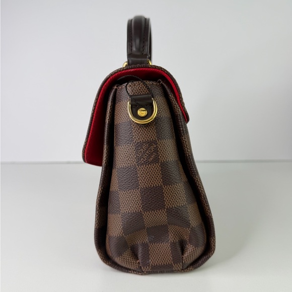 Authentic Louis Vuitton Damier Ebene Checker Brown Croisette Crossbody Bag & COA - Picture 5 of 15